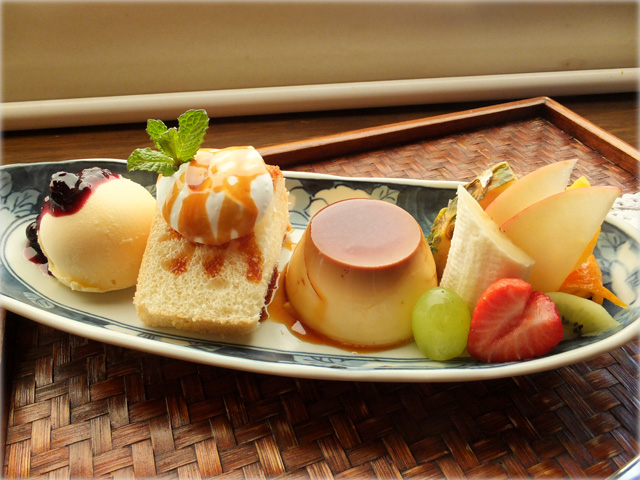 プリンアラモード