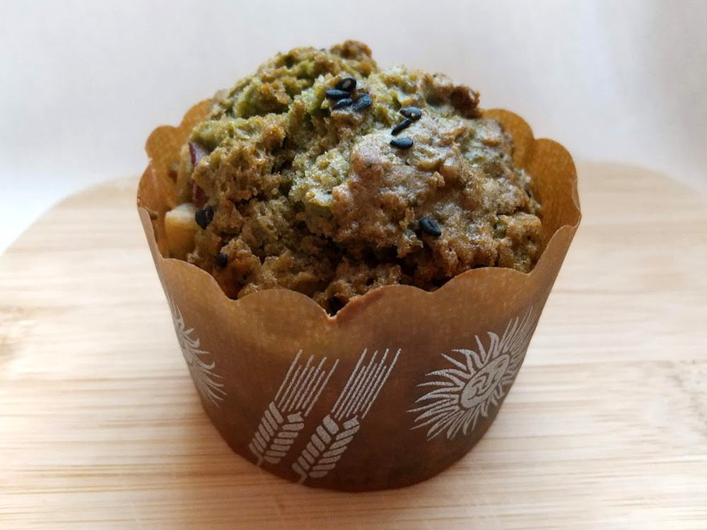 抹茶さつまいもマフィン
